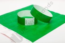 Premium Dark Green Tyvek Wristbands 3/4"