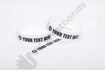 Premium Custom Printed White Tyvek Wristbands 3/4"