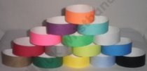 Premium Neon Mixed Tyvek Wristbands Pack 3/4"