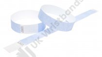 100 Premium Sky Blue Tyvek Wristbands 3/4″
