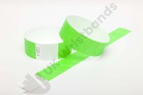 Premium Neon Green Tyvek Wristbands