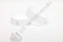 Premium White Tyvek Wristbands