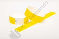 Premium Yellow Tyvek Wristbands